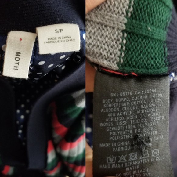 Moth Multicolor Striped Button Front Jamison Cardigan - Picture 5 of 5